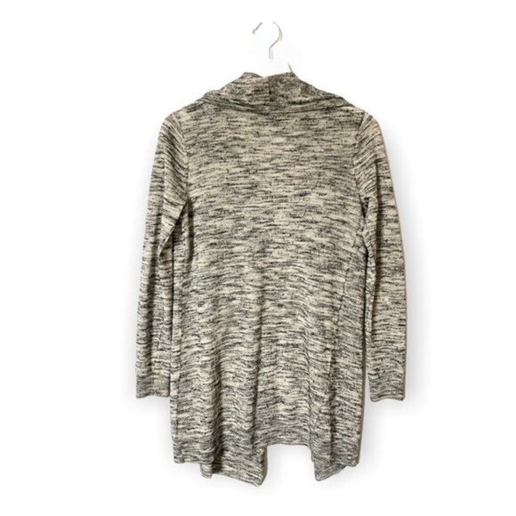 Theory Trincy C Evian Space-dye open Cardigan in marled gray, Size P/XS - Picture 4 of 10